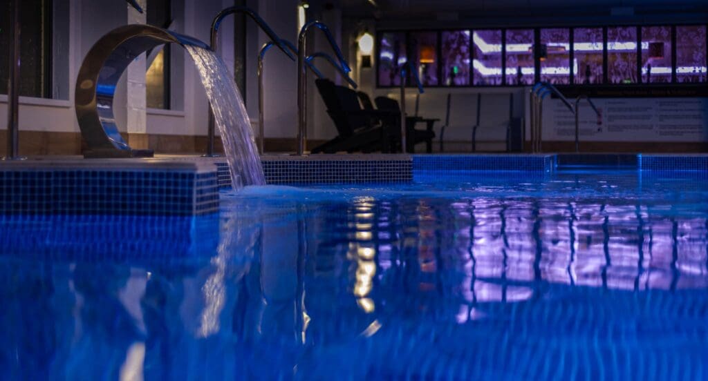 Country Club Swimming Pool Evening