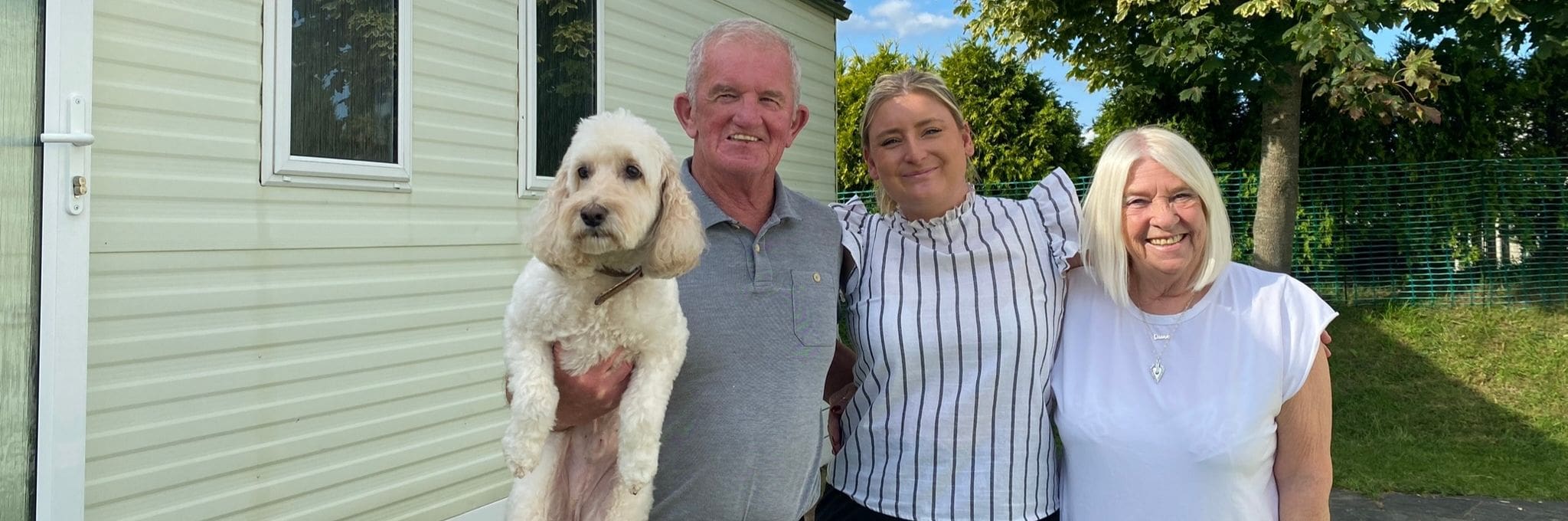 caravan owners on the park